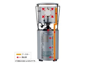 フォールディングガスランタン UL-X クリア | ユニフレーム アウトドア 
